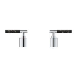 Grohe Atrio PC Hebelgriffe Vanilla Noir Caesarstone Chrom für 25224... GROHE-48465000 4005176523861 (Abb. 1)