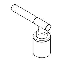 Grohe Atrio PC Hebelgriffe Vanilla Noir Caesarstone Warm Sunset für 25224... GROHE-48465DA0 4005176788581 (Abb. 1)