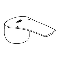 Grohe Hebel Eurosmart Chrom, 48548000... GROHE-48548000 4005176674457 (Abb. 1)