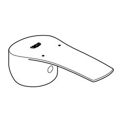 Grohe Hebel Chrom, 48550000... GROHE-48550000 4005176674471 (Abb. 1)
