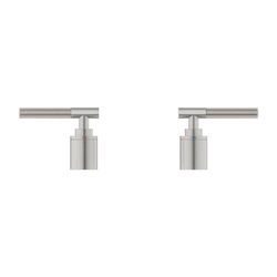 Grohe Atrio PC Hebelgriffe Rändelstruktur Supersteel für 25224... GROHE-48651DC0 4005176788666 (Abb. 1)