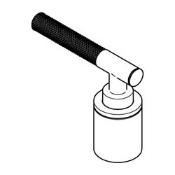 Grohe Atrio PC Hebelgriffe Rändelstruktur Supersteel für 25224... GROHE-48651DC0 4005176788666 (Abb. 1)