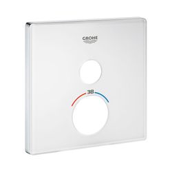 Grohe Rosette moon white 49038LS0 4005176443152 eckig für SmartControl ... GROHE-49038LS0 4005176443152 (Abb. 1)