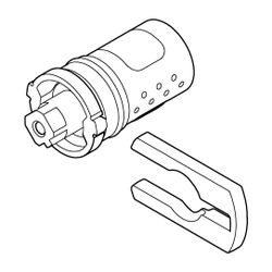 Grohe Oberteil, 1/2" für Thermostat-Batterien... GROHE-49174000 4005176685828 (Abb. 1)