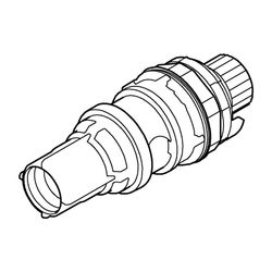 Grohe Thermostat-Kompaktkartusche, 1/2", 49175000, TurboStat Kompaktkartusche mit Dehns... GROHE-49175000 4005176685835 (Abb. 1)
