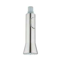 Grohe Spülbrause, herausziehbar, 2 Strahlarten, Außengewinde, Supersteel, 64159DC0... GROHE-64159DC0 4005176911453 (Abb. 1)