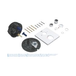 Grohe Grohtherm Thermostat-Wannenbatterie mit 2-Wege-Umstellung chrom 24080000... GROHE-24080000 4005176466052 (Abb. 1)