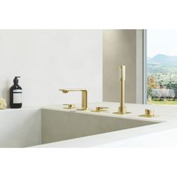 Grohe Allure 5-Loch-Wannen-Kombination cool sunrise gebürstet 25221GN1... GROHE-25221GN1 4005176509254 (Abb. 1)