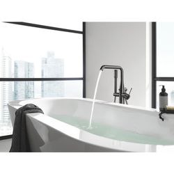 Grohe Essence Einhand-Wannenbatterie 1/2" Bodenmontage hard graphite gebürstet 25248AL1... GROHE-25248AL1 4005176711343 (Abb. 1)