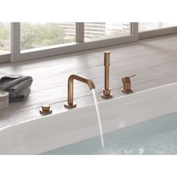 Grohe Essence 4-Loch-Einhand-Wannenkombination warm sunset gebürstet 25251DL1... GROHE-25251DL1 4005176711114 (Abb. 1)