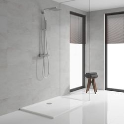 Grohe Euphoria Cube System 230 Duschsystem mit Thermostatbatterie Wandmontage chrom 260... GROHE-26087000 4005176940828 (Abb. 1)