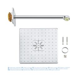 Grohe Rainshower SmartActive 310 Cube Kopfbrauseset 430 mm 2 Strahlarten chrom 26479000... GROHE-26479000 4005176425196 (Abb. 1)