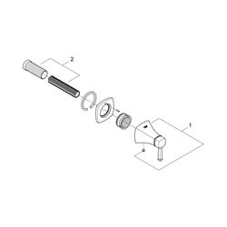 Grohe Grandera UP-Ventil Oberbau chrom 19944000... GROHE-19944000 4005176931086 (Abb. 1)