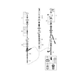 Grohe Eurocube 3-Loch Einhand-Wannenkombination chrom 19966000... GROHE-19966000 4005176986864 (Abb. 1)