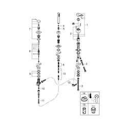 Grohe Eurocube 3-Loch Einhand-Wannenkombination chrom 19966000... GROHE-19966000 4005176986864 (Abb. 1)