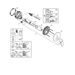 Grohe Eurosmart Cosmopolitan Einhand-Wannenbatterie chrom 24045000... GROHE-24045000 4005176465291 (Abb. 1)