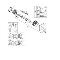 Grohe Eurocube Einhand-Wannenbatterie chrom 24062000... GROHE-24062000 4005176465697 (Abb. 1)