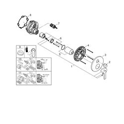 Grohe Lineare Einhandbatterie mit 3-Wege Umstellung chrom 24095001... GROHE-24095001 4005176480645 (Abb. 1)