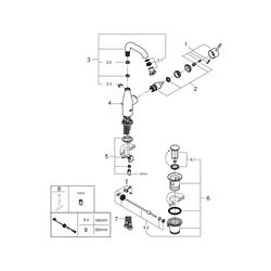 Grohe Essence Einhand-Waschtischbatterie 1/2" M-Size cool sunrise 24173GL1... GROHE-24173GL1 4005176711312 (Abb. 1)