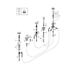 Grohe Allure 5-Loch-Wannen-Kombination chrom 25221001... GROHE-25221001 4005176509438 (Abb. 1)