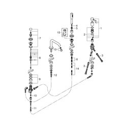 Grohe Essence 4-Loch-Einhand-Wannenkombination chrom 25251001... GROHE-25251001 4005176698361 (Abb. 1)