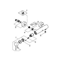 Grohe Essence Einhand-Brausebatterie 1/2" hard graphite 25252A01... GROHE-25252A01 4005176711183 (Abb. 1)