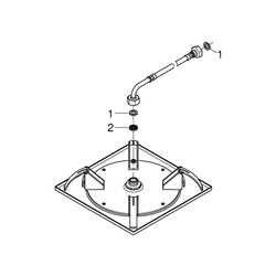 Grohe Rainshower F-Series 10" Deckenbrause chrom 27467000... GROHE-27467000 4005176882609 (Abb. 1)