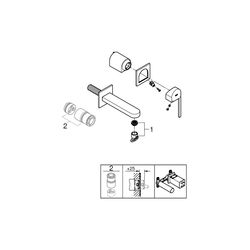 Grohe Plus 2-Loch-Waschtischbatterie 29303003... GROHE-29303003 4005176529764 (Abb. 1)