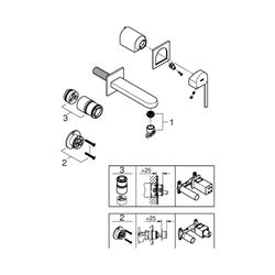 Grohe Plus 2-Loch-Waschtischbatterie 29303003... GROHE-29303003 4005176529764 (Abb. 1)