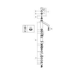 Grohe Eurostyle Cosmopolitan Einhand-Spültischbatterie 1/2" chrom 31159002... GROHE-31159002 4005176888106 (Abb. 1)