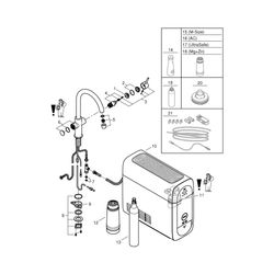 Grohe Blue Home C-Auslauf Starter Kit 31455DL1... GROHE-31455DL1 4005176488962 (Abb. 1)