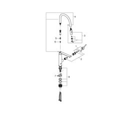 Grohe Concetto Einhand-Spültischbatterie 1/2" chrom 31491000... GROHE-31491000 4005176343308 (Abb. 1)