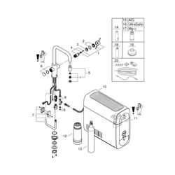 Grohe Blue Home U-Auslauf Starter Kit 31543DC0... GROHE-31543DC0 4005176437069 (Abb. 1)