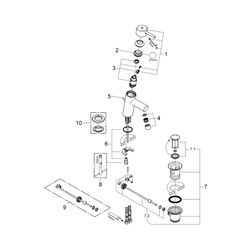 Grohe Concetto Einhand-Waschtischbatterie 1/2" S-Size chrom 3220410E... GROHE-3220410E 4005176887345 (Abb. 1)