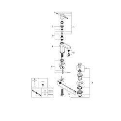 Grohe Plus Einhand-Waschtischbatterie 1/2" S-Size 32612003... GROHE-32612003 4005176529696 (Abb. 1)