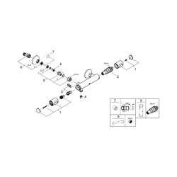 Grohe Grohtherm 500 Thermostat-Brausebatterie 1/2" chrom 34793000... GROHE-34793000 4005176632433 (Abb. 1)