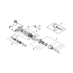 Grohe Grohtherm XL Thermostat-Batterie 1 1/4" chrom 35087000... GROHE-35087000 4005176207082 (Abb. 1)