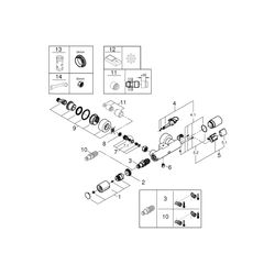 Grohe Eurosmart Cosmopolitan E Special Infrarot-Elektronik für Brausebatterie mit Misch... GROHE-36457000 4005176494765 (Abb. 1)