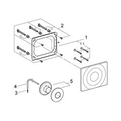 Grohe Surf Pneumatik-Betätigung chrom 37059000... GROHE-37059000 4005176142857 (Abb. 1)