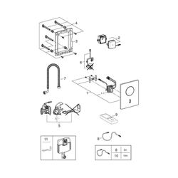 Grohe Tectron Skate Infrarot-Elektronik für WC-Spülkasten edelstahl 37419SD0... GROHE-37419SD0 4005176933813 (Abb. 1)