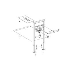 Grohe Rapid SL Element für Waschtisch für Einlochbatterie 38541000... GROHE-38541000 4005176291234 (Abb. 1)