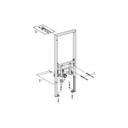 Grohe Rapid SL Element für Bidet 113 m Bauhöhe 38553001... GROHE-38553001 4005176863813 (Abb. 1)