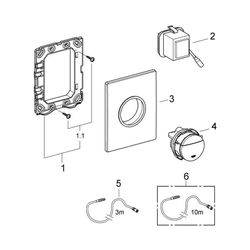 Grohe Nova Cosmopolitan Light Abdeckplatte chrom 38809000... GROHE-38809000 4005176864681 (Abb. 1)