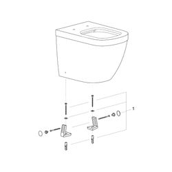 Grohe Euro Keramik Stand-Tiefspül-WC alpinweiß 39339000... GROHE-39339000 4005176407277 (Abb. 1)