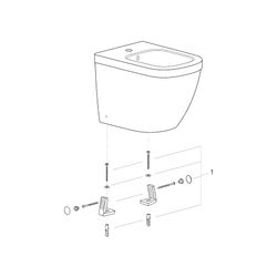 Grohe Euro Keramik Standbidet mit PureGuard Oberfläche, Alpinweiß, 3934000H... GROHE-3934000H 4005176423703 (Abb. 1)