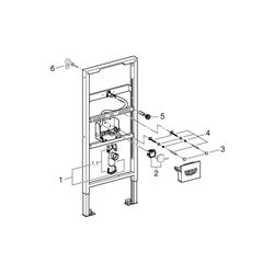 Grohe Rapid SL Element für Urinal mit Temperatursensor 39376000... GROHE-39376000 4005176342998 (Abb. 1)