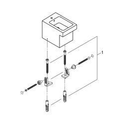 Grohe Cube Keramik Standbidet alpinweiß 3948700H... GROHE-3948700H 4005176442728 (Abb. 1)