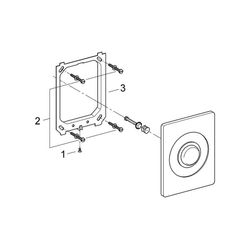 Grohe Abdeckplatte edelstahl 43193000 4005176155192... GROHE-43193000 4005176155192 (Abb. 1)