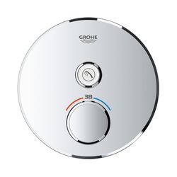 Grohe Grohtherm SmartControl Thermostat mit 1 Absperrventil chrom 29118000... GROHE-29118000 4005176412240 (Abb. 1)