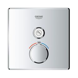 Grohe Grohtherm SmartControl Thermostat mit 1 Absperrventil chrom 29123000... GROHE-29123000 4005176413292 (Abb. 1)